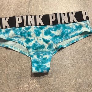 Victoria’s Secret small blue tie-dye panties